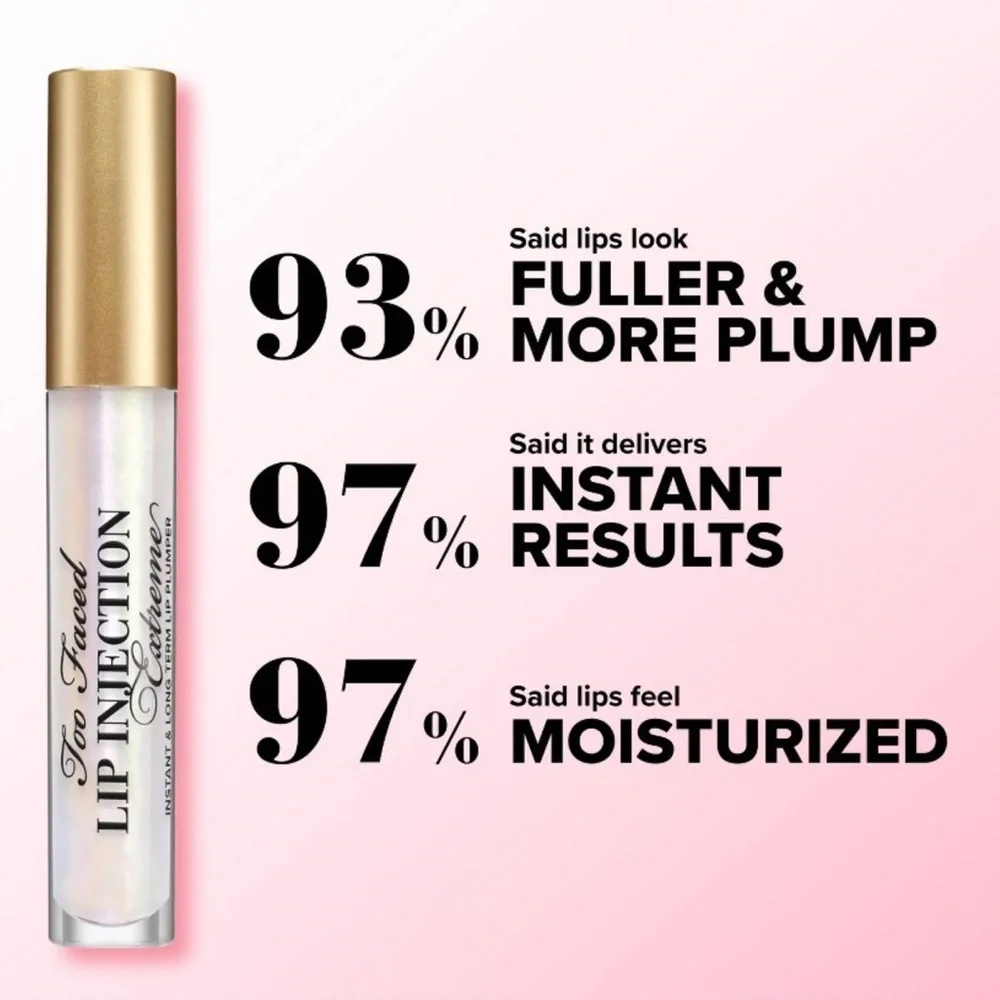 💎Too Faced Lip Injection Extreme Lip Plumper Travel Size - Bubblegum Yum